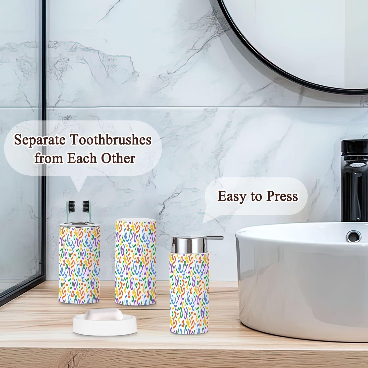 6-Piece Minimalist Bathroom Set