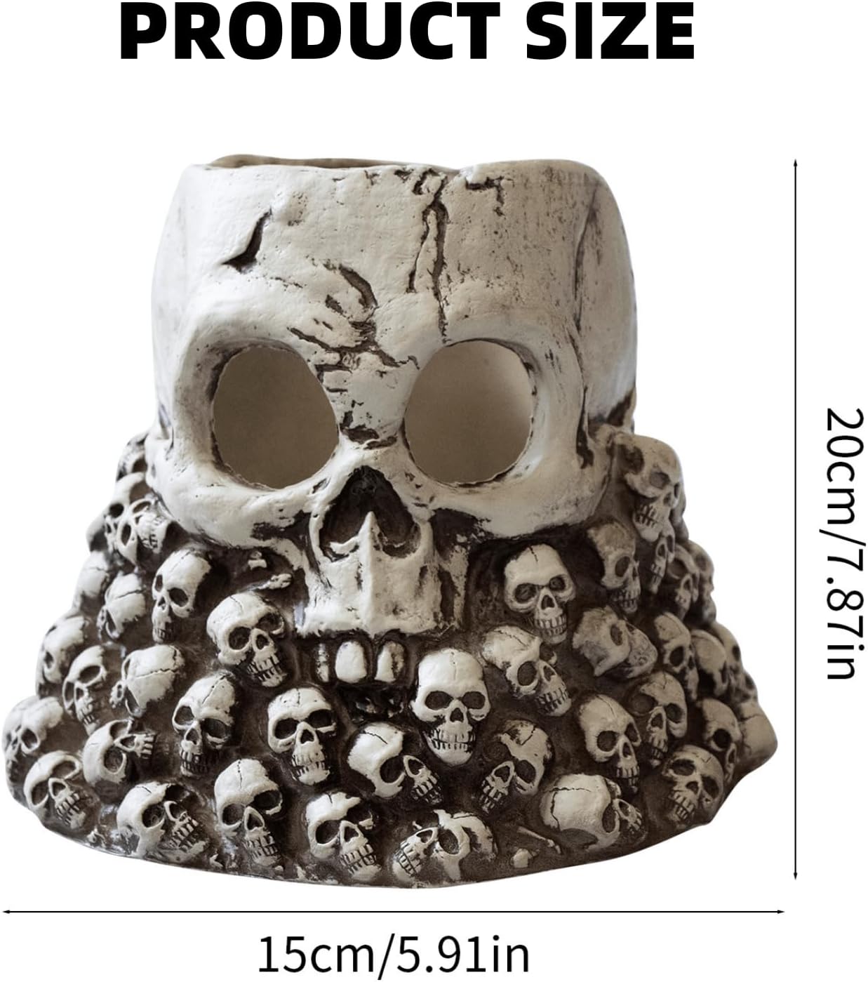 LED Skeleton Candle Holder