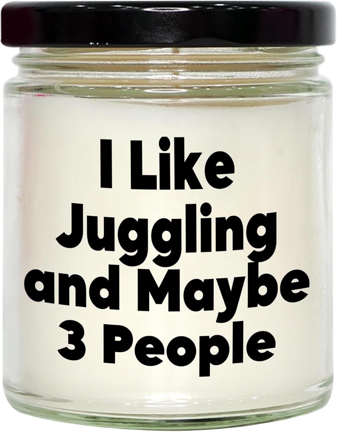 I Like Juggling and Maybe 3 People 9oz Vanilla Soy Candle
