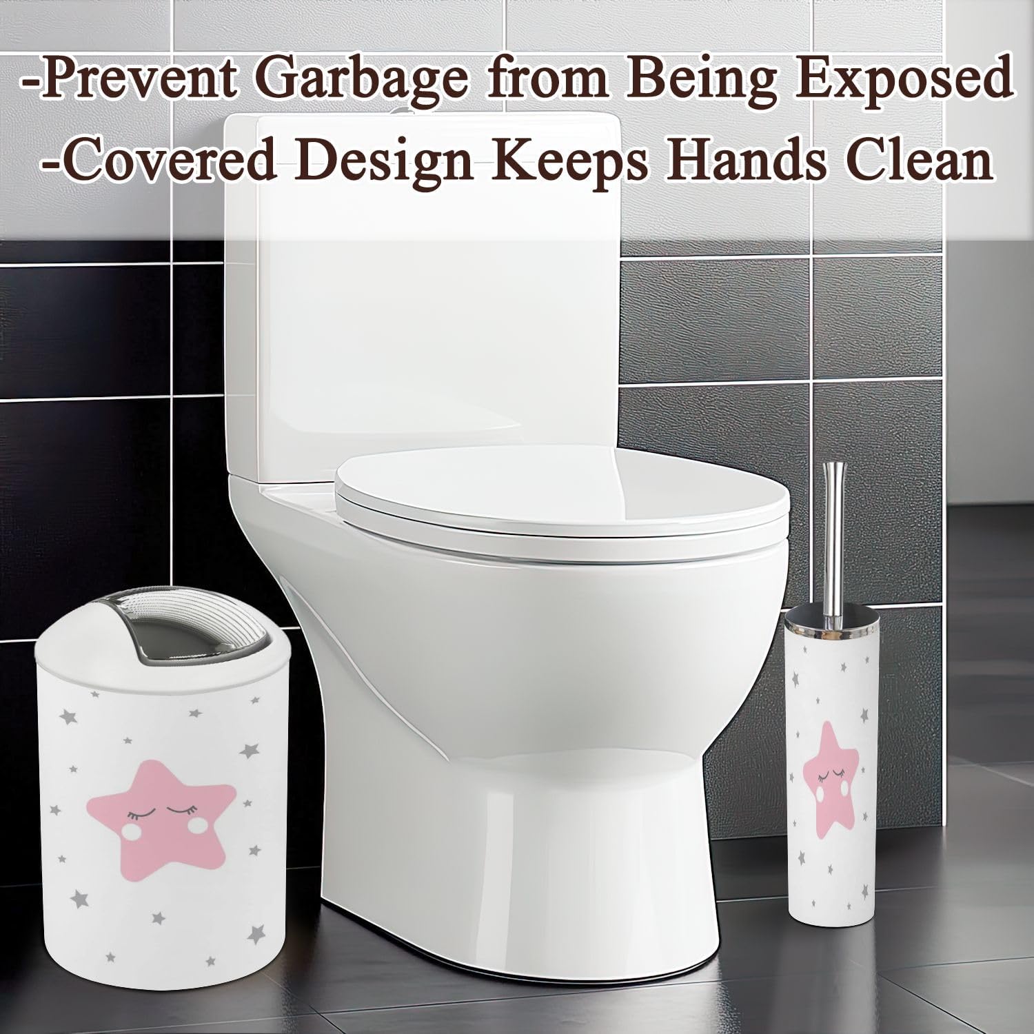 JBNJANKDAV 6-Piece Bathroom Accessories Set