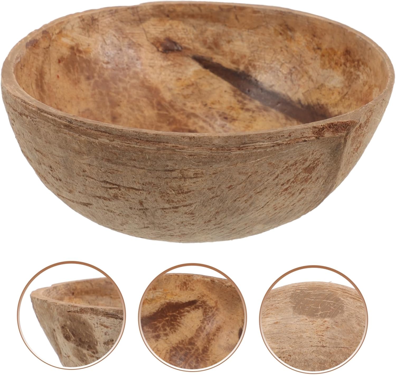 DIYEAH 3pcs Coir Candle Cups Shell Holders