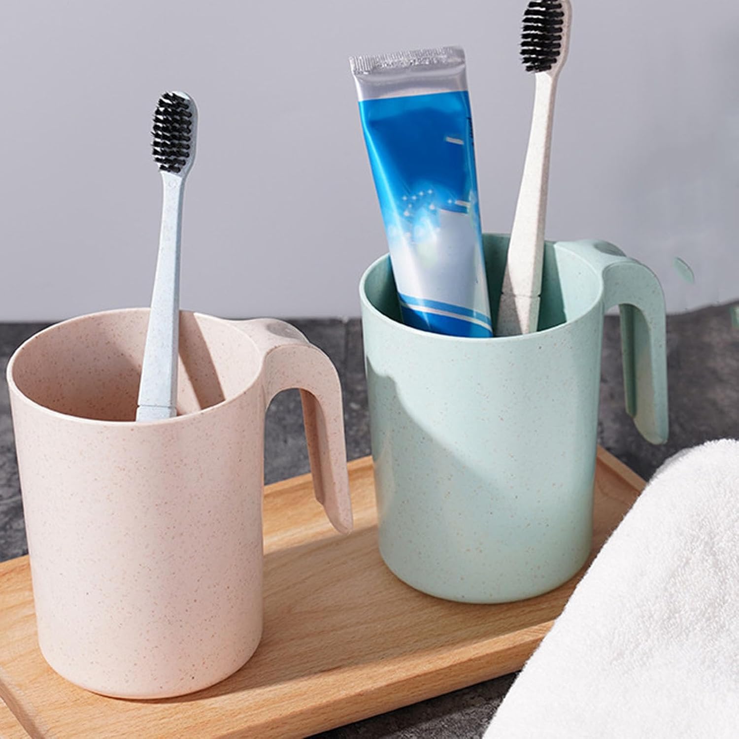 Bath Rinse Cup Multi-Use Reusable Drink Toothbrush Cup