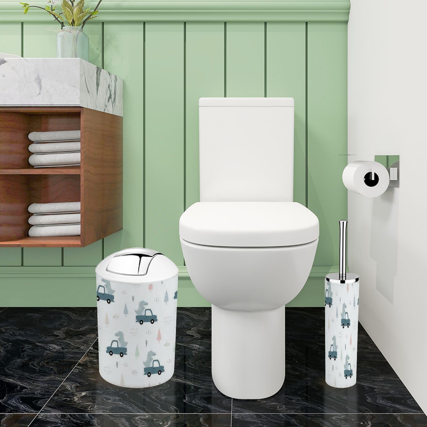 6-Piece Boho Bath Accessories Set