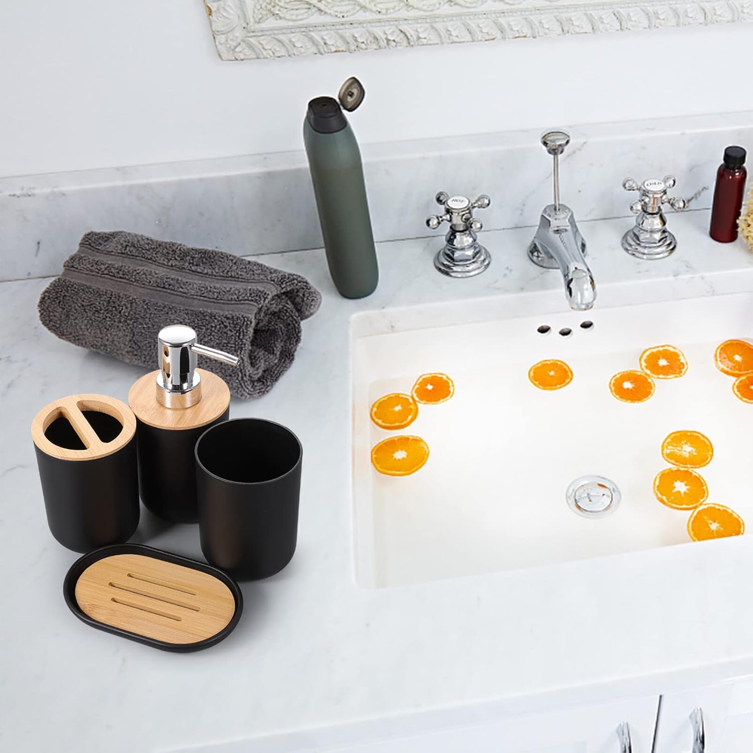 Stylish Bathroom Accessory Set 4-piece