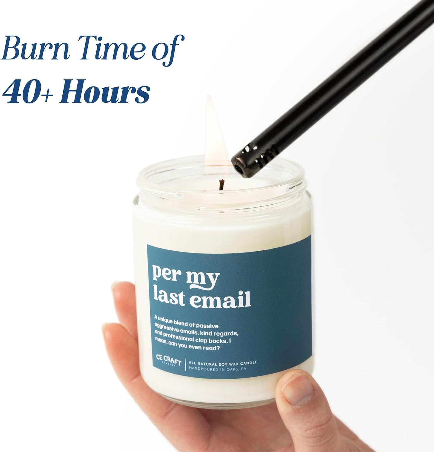 CE CRAFT Scented Soy Candle - 8 oz - Love You for Your Personality