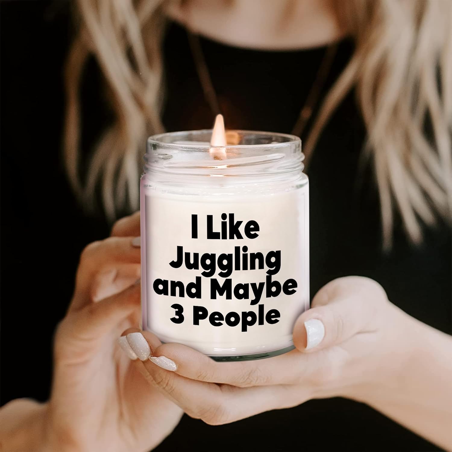 I Like Juggling and Maybe 3 People 9oz Vanilla Soy Candle