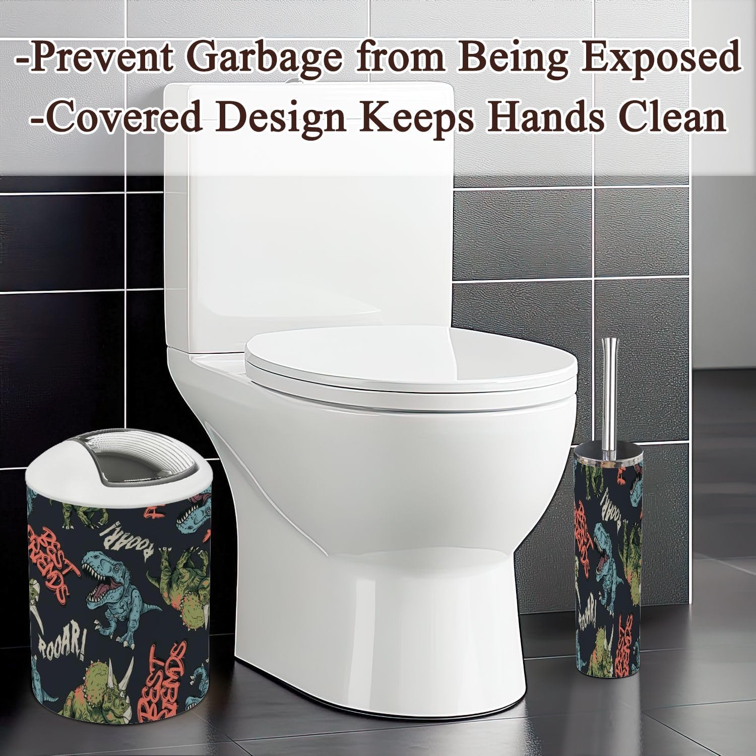 6-Piece Durable Cartoon Bathroom Set