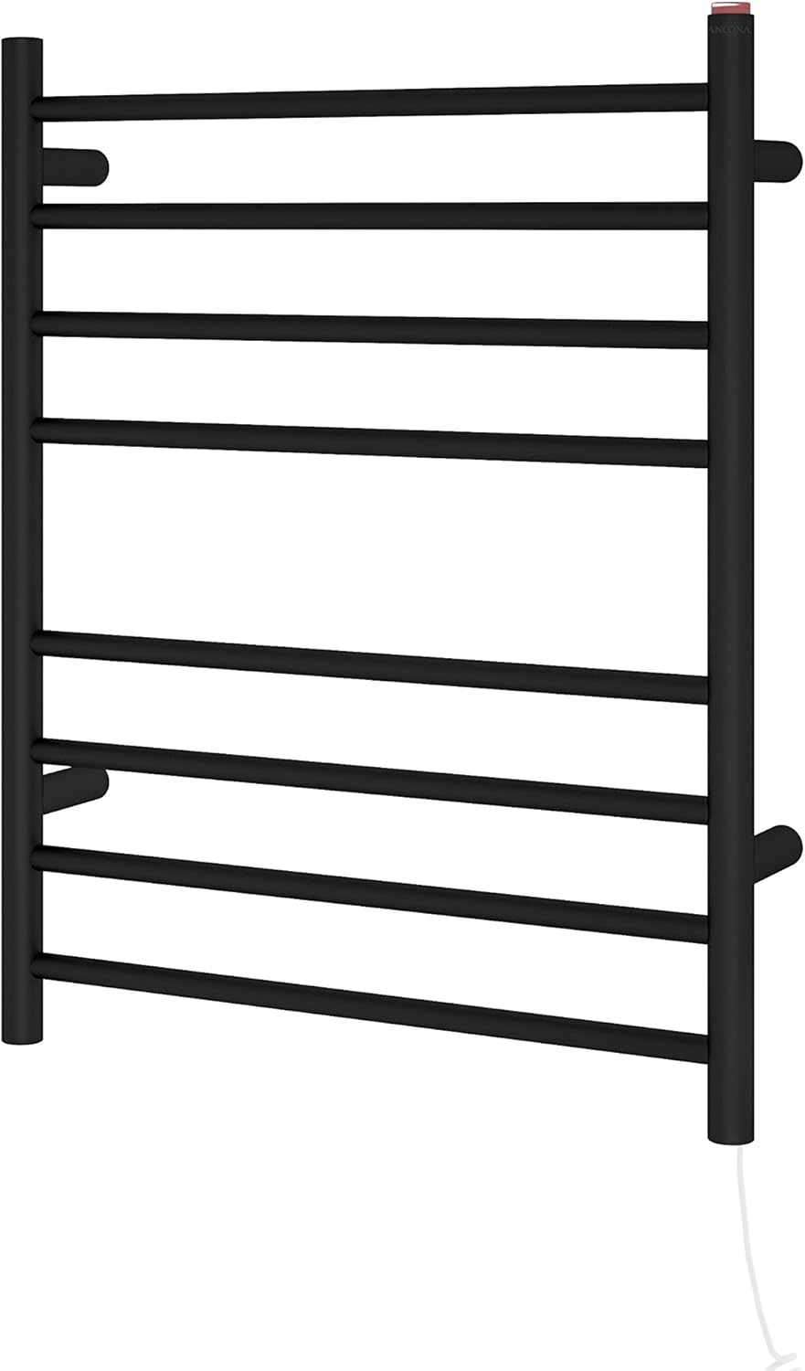 Anonga AN-5383 Matte Black Wall-Mounted Towel Warmer