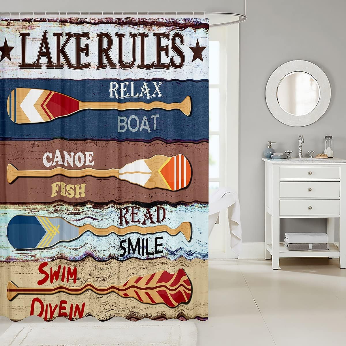 72 x 72 bath curtain set