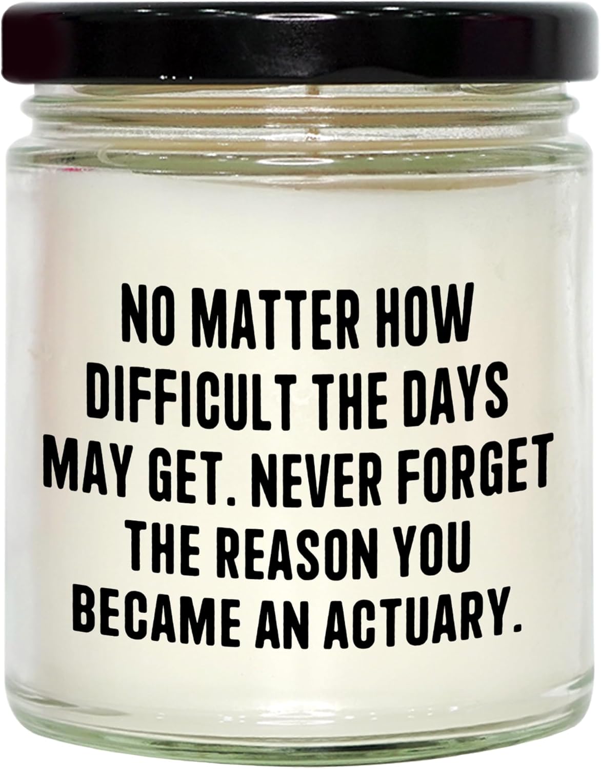 Actuary Candle Gift for Birthday 9oz Vanilla Soy Candle