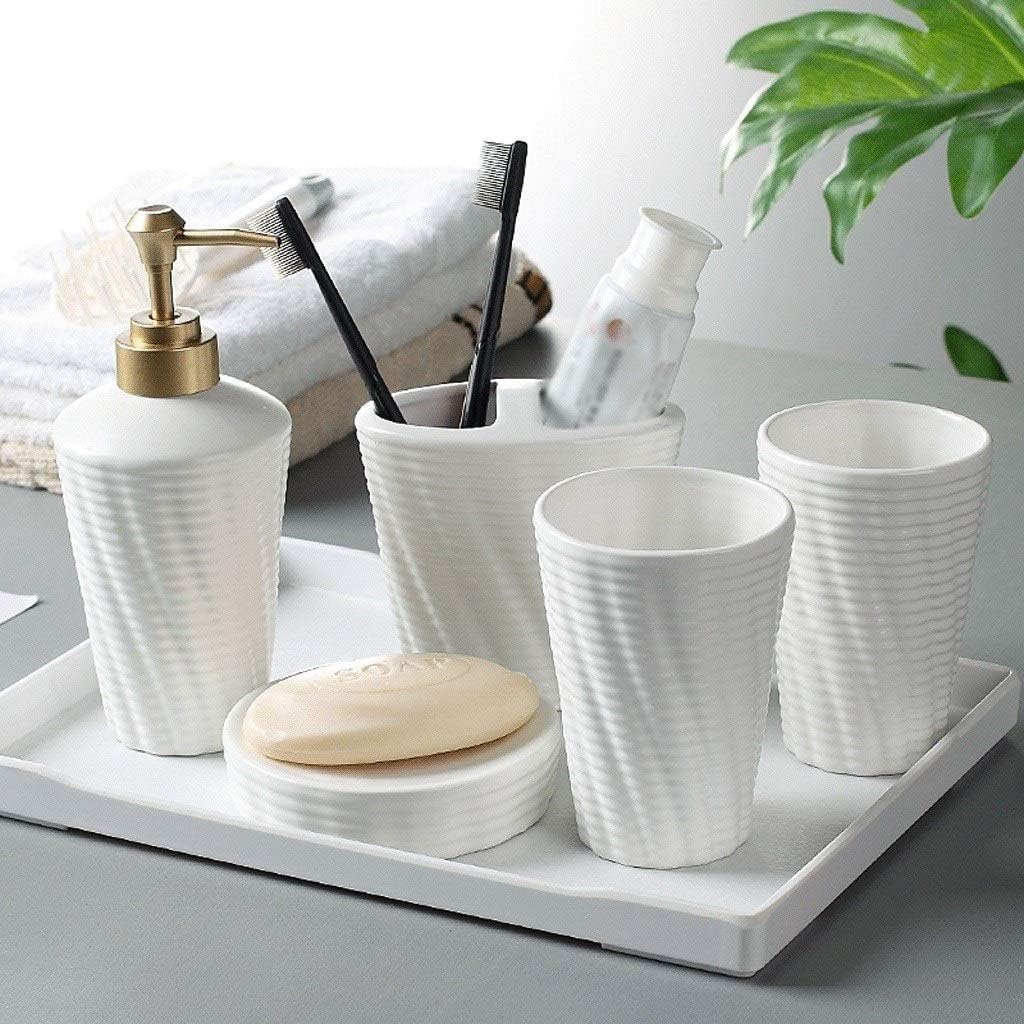 Soap Dispenser Bathroom Set 5pcs