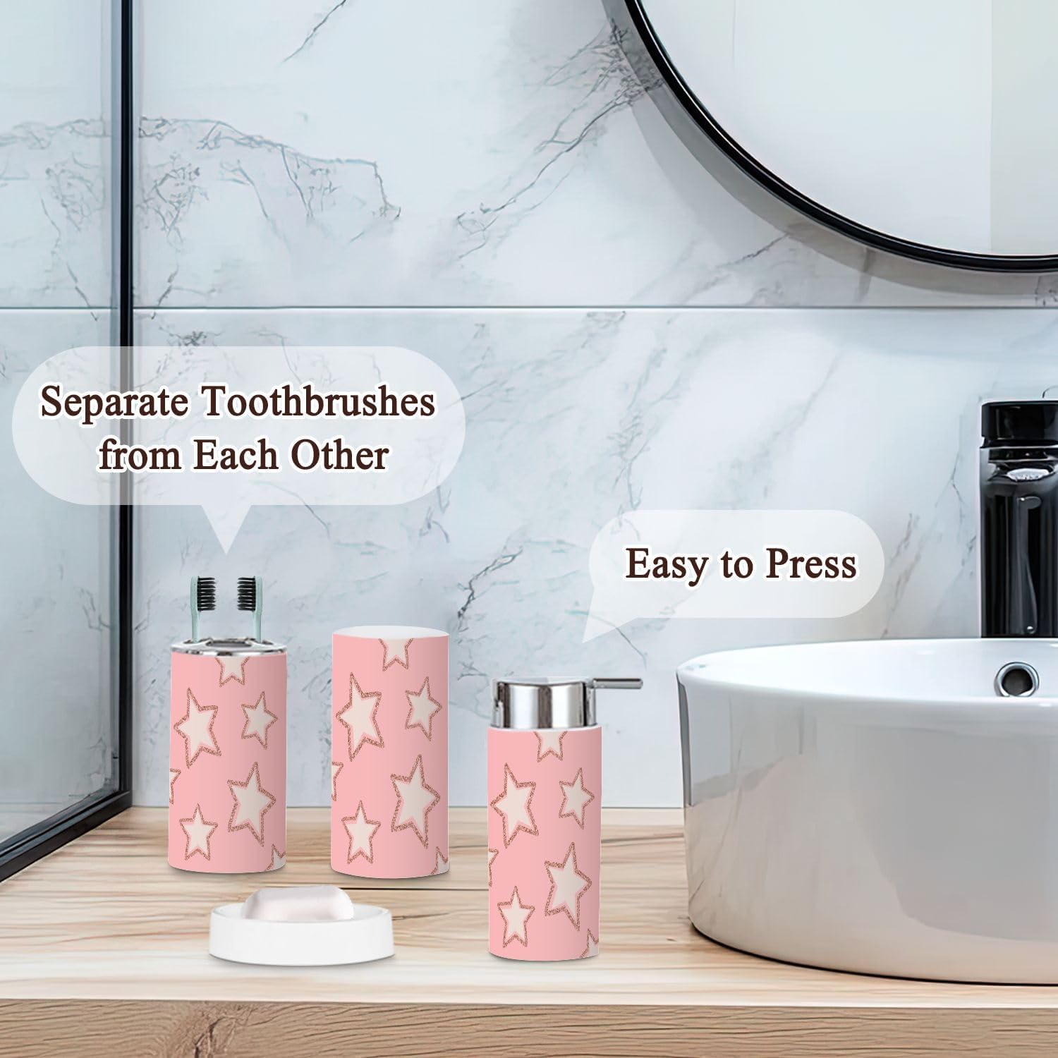JBNJANKDAV - Must-Have Bathroom Accessories Set 6 Pcs