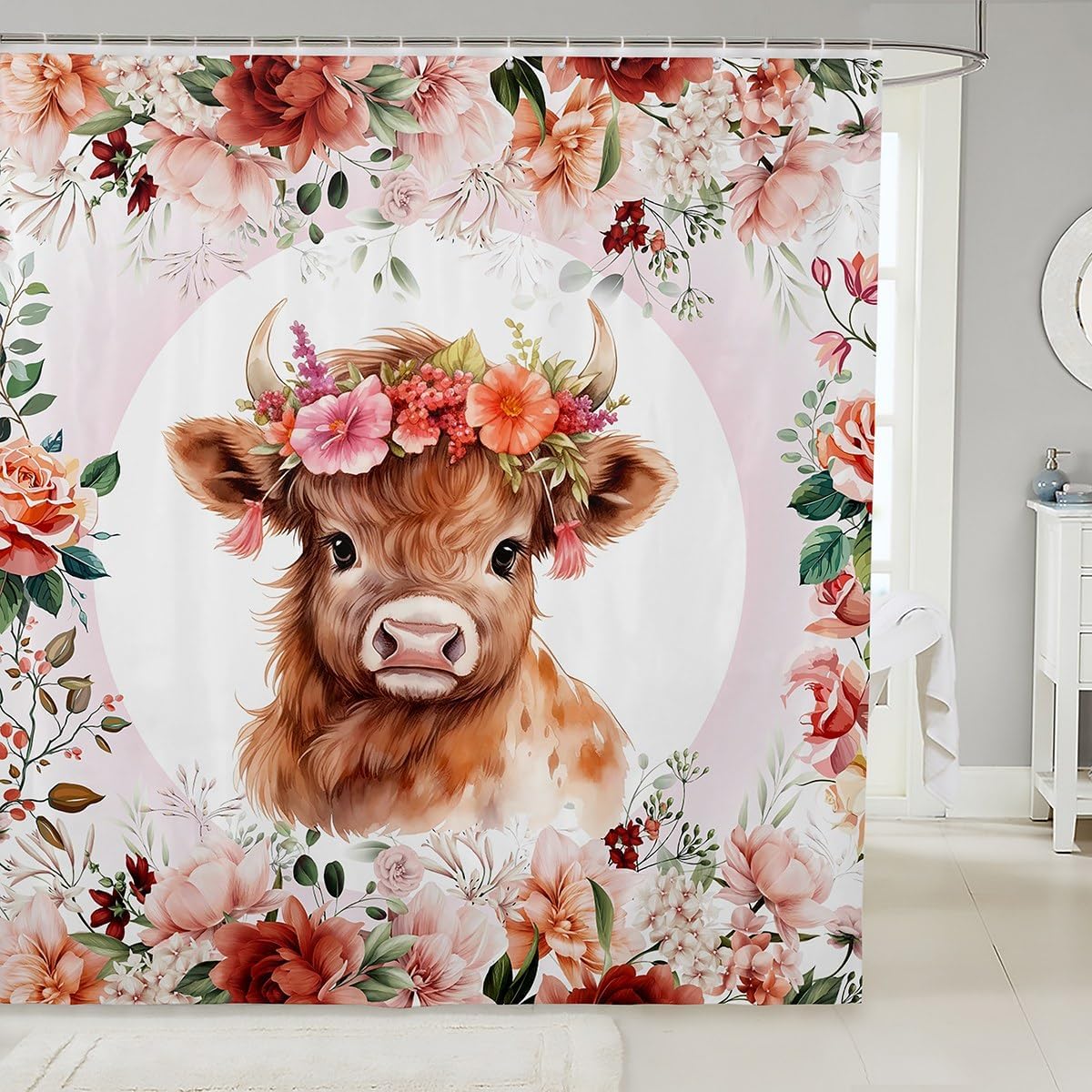 Feelyou Cute Highland Cow 72x72 inches