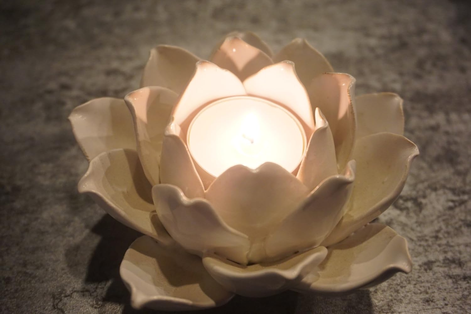 Lotus Tea Light Candle Holder