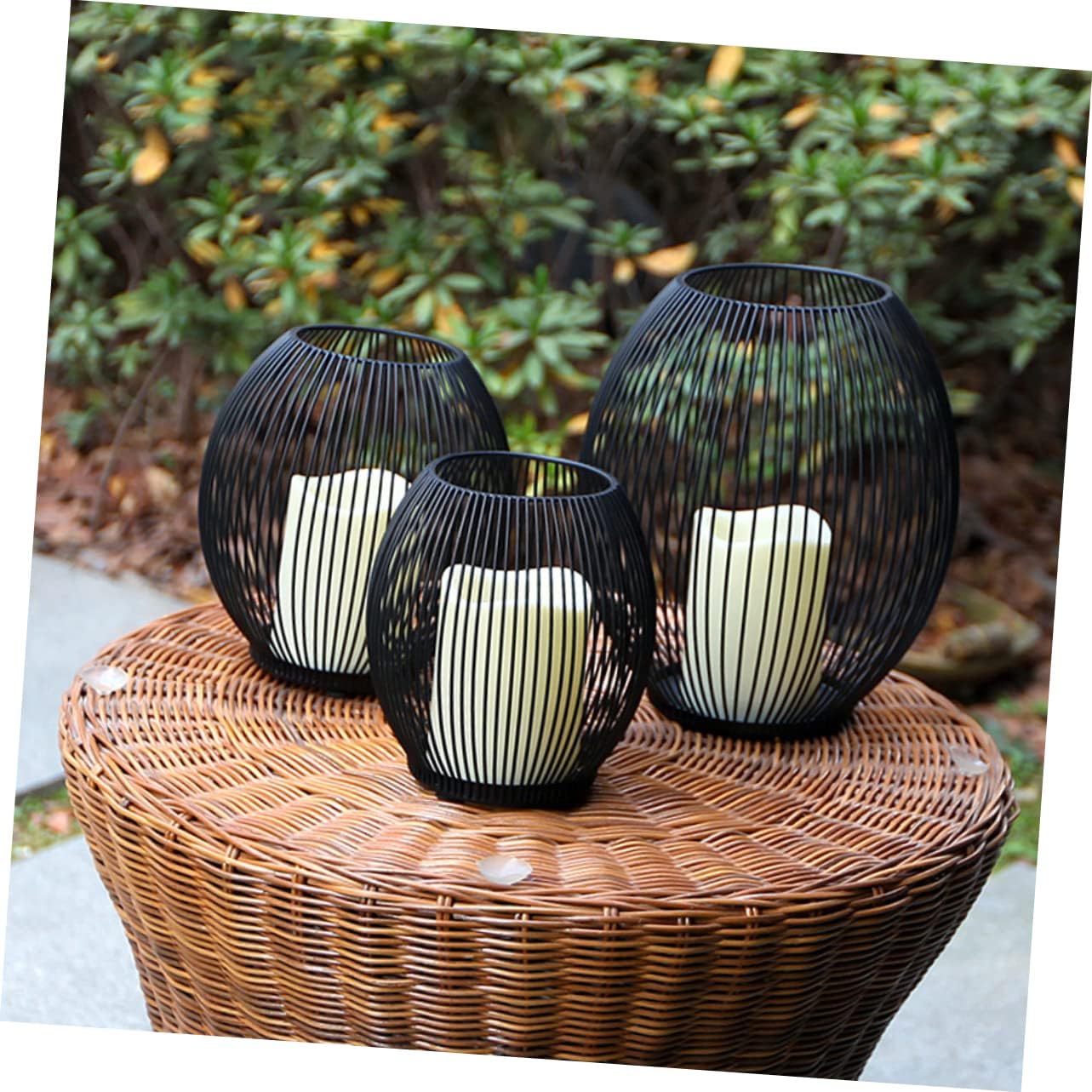 Elegant Wrought Iron Candle Holder for Weddings and Farmhouse Style