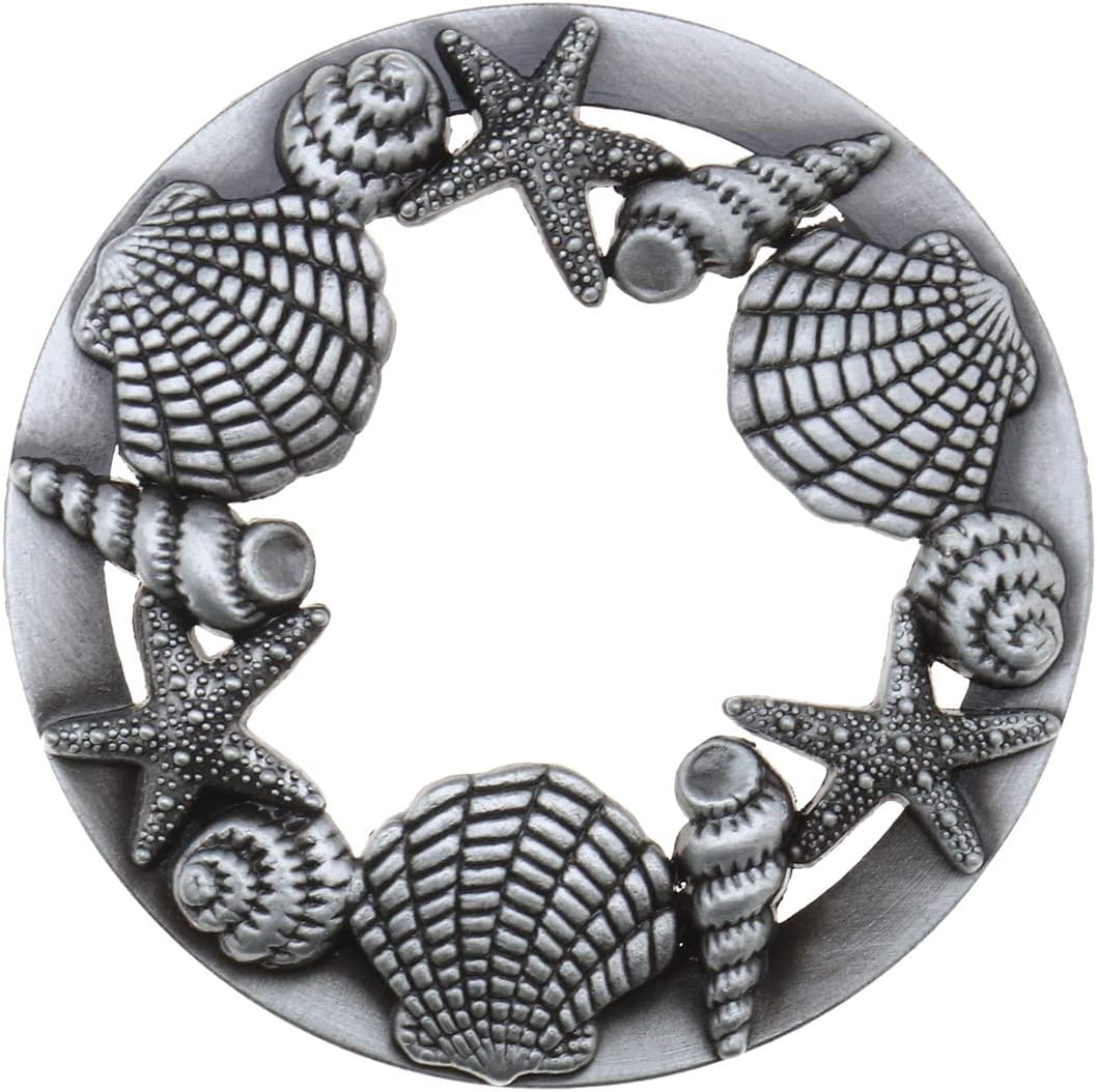 SING FUTILITY - Jar Candle Shade with Antiqued Shell Starfish Pattern Efficient Burning Durable