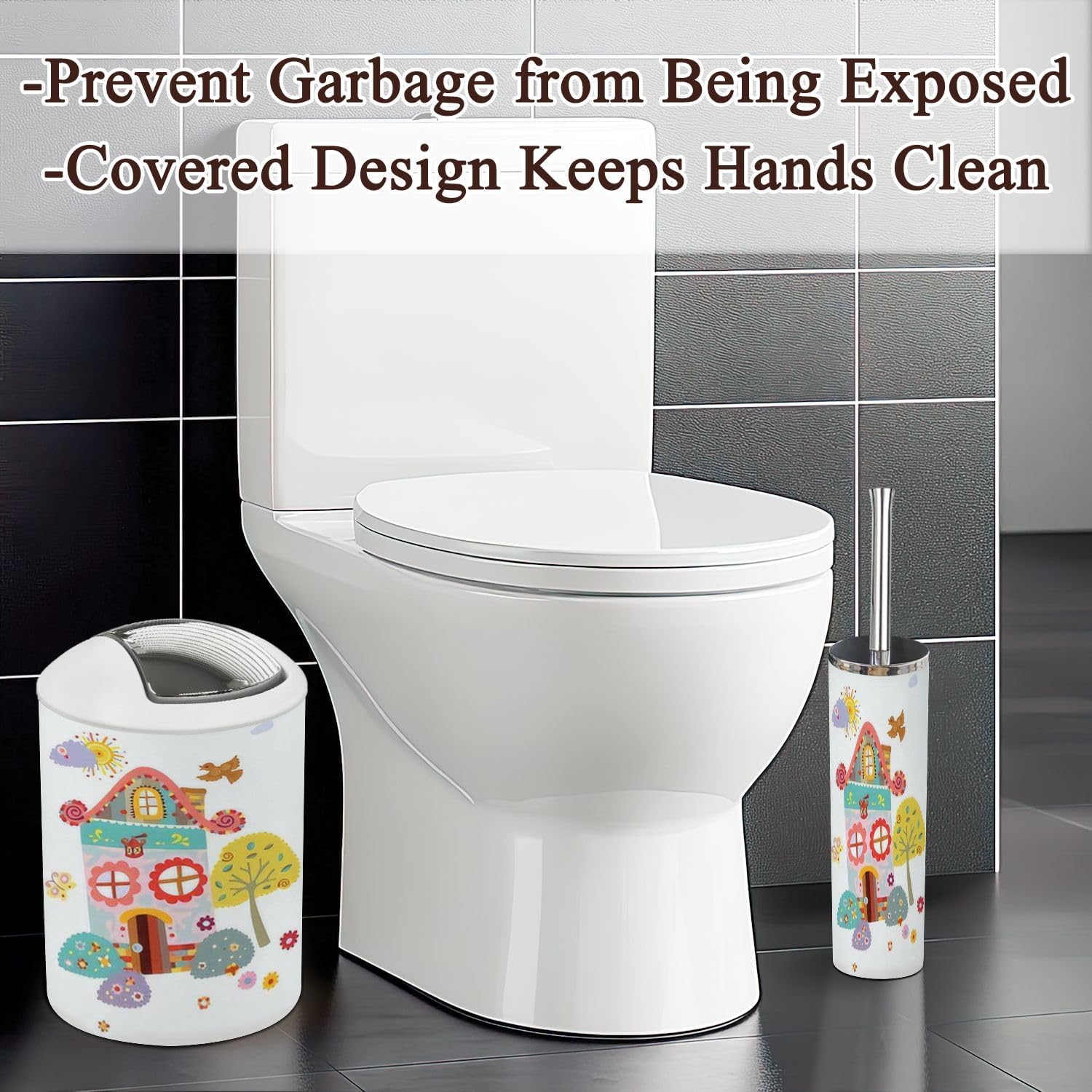 6-Piece Bathroom Set for Home Decor