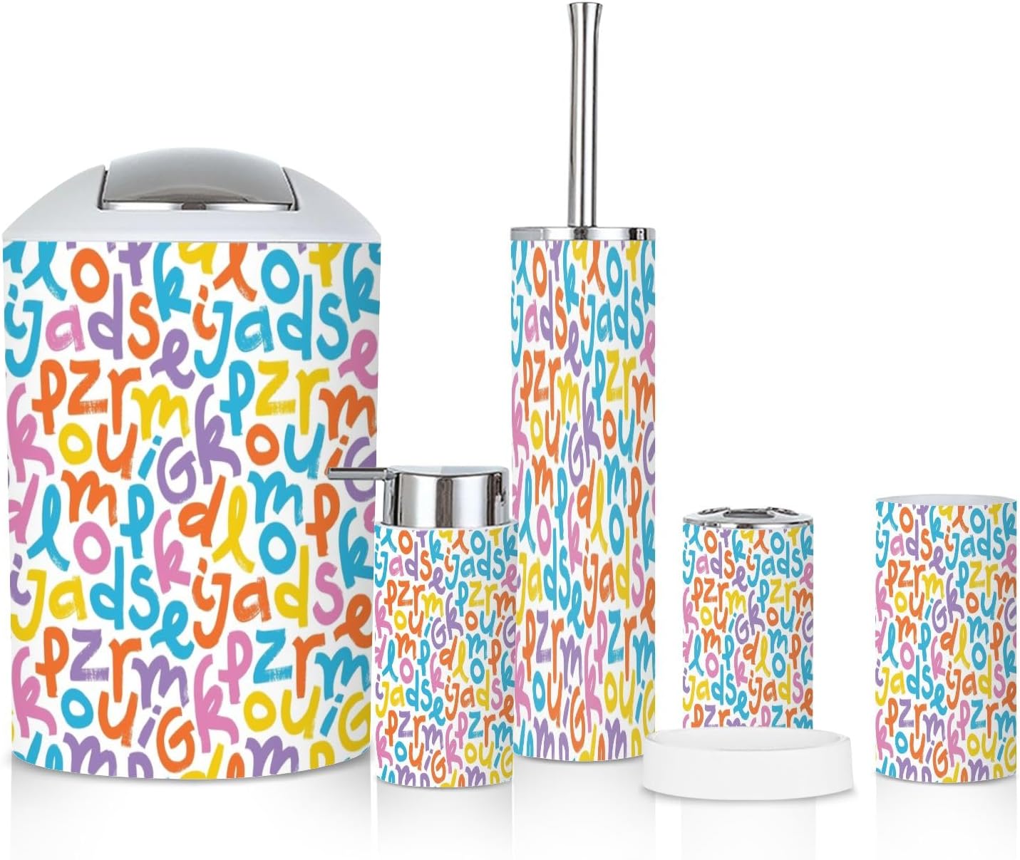 Modern 6-Piece Bathroom Accessories Set