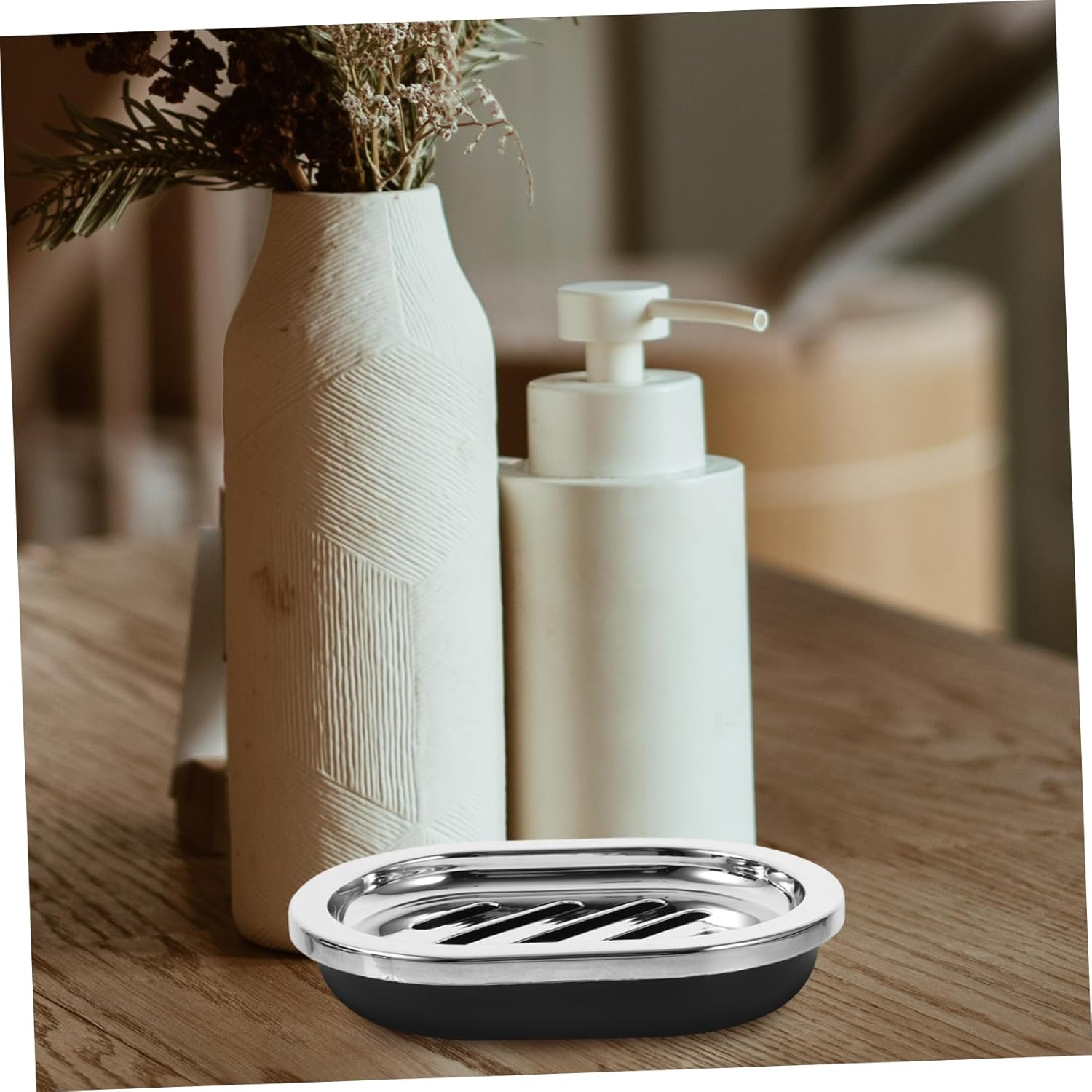 Bathroom Organizing Set with Toothbrush Soap Holder