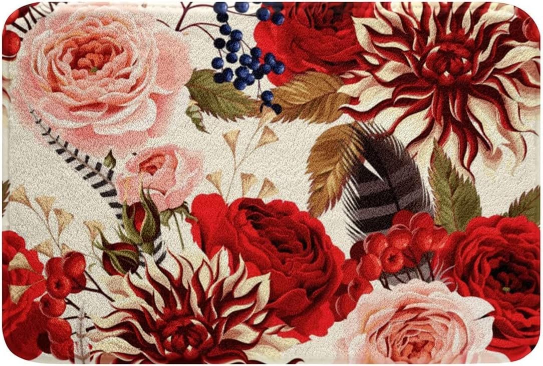 Girls Rose Bath Rug