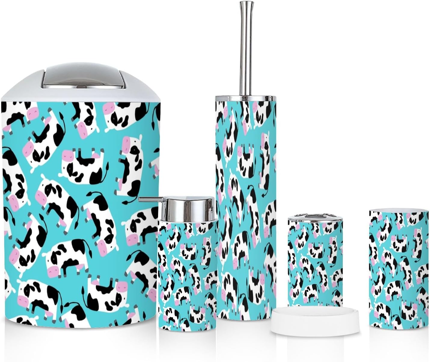 Charming 6-Piece Bathroom Set with Kids Design