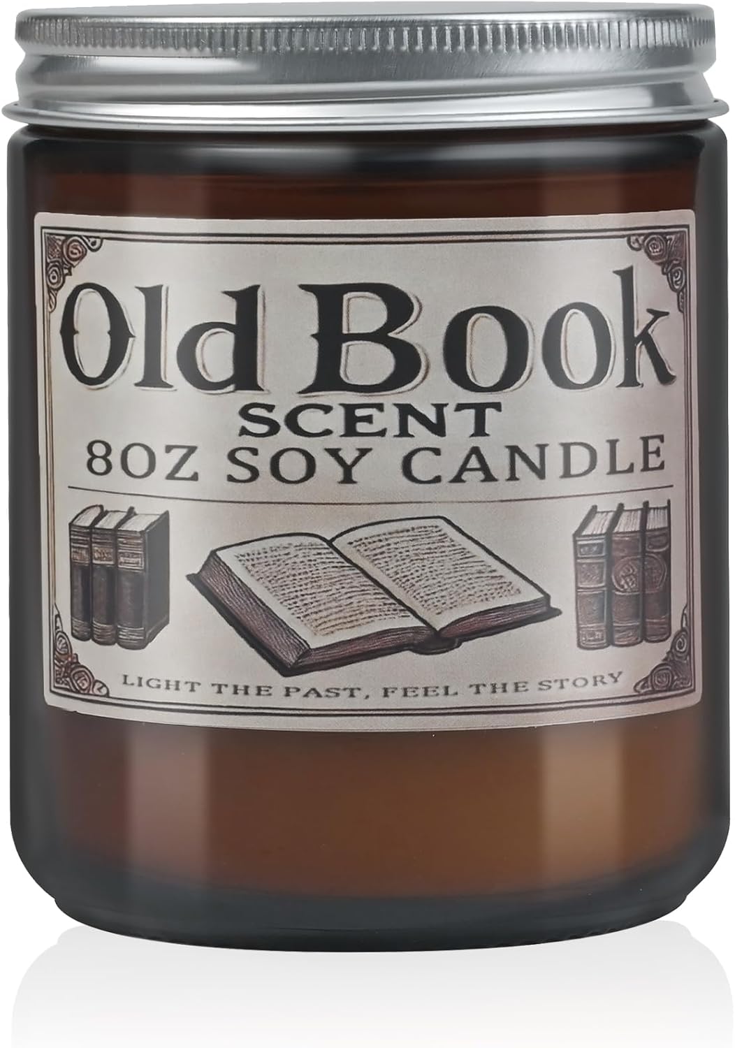 Hand-Crafted Old Book Candle - Scented Candle for Book Lovers