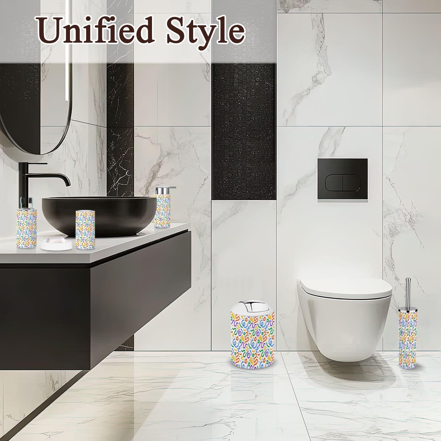 6-Piece Minimalist Bathroom Set