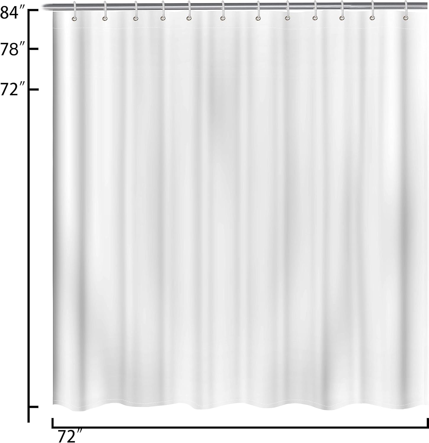 Construction Waterproof Shower Curtain for Kids 72x72