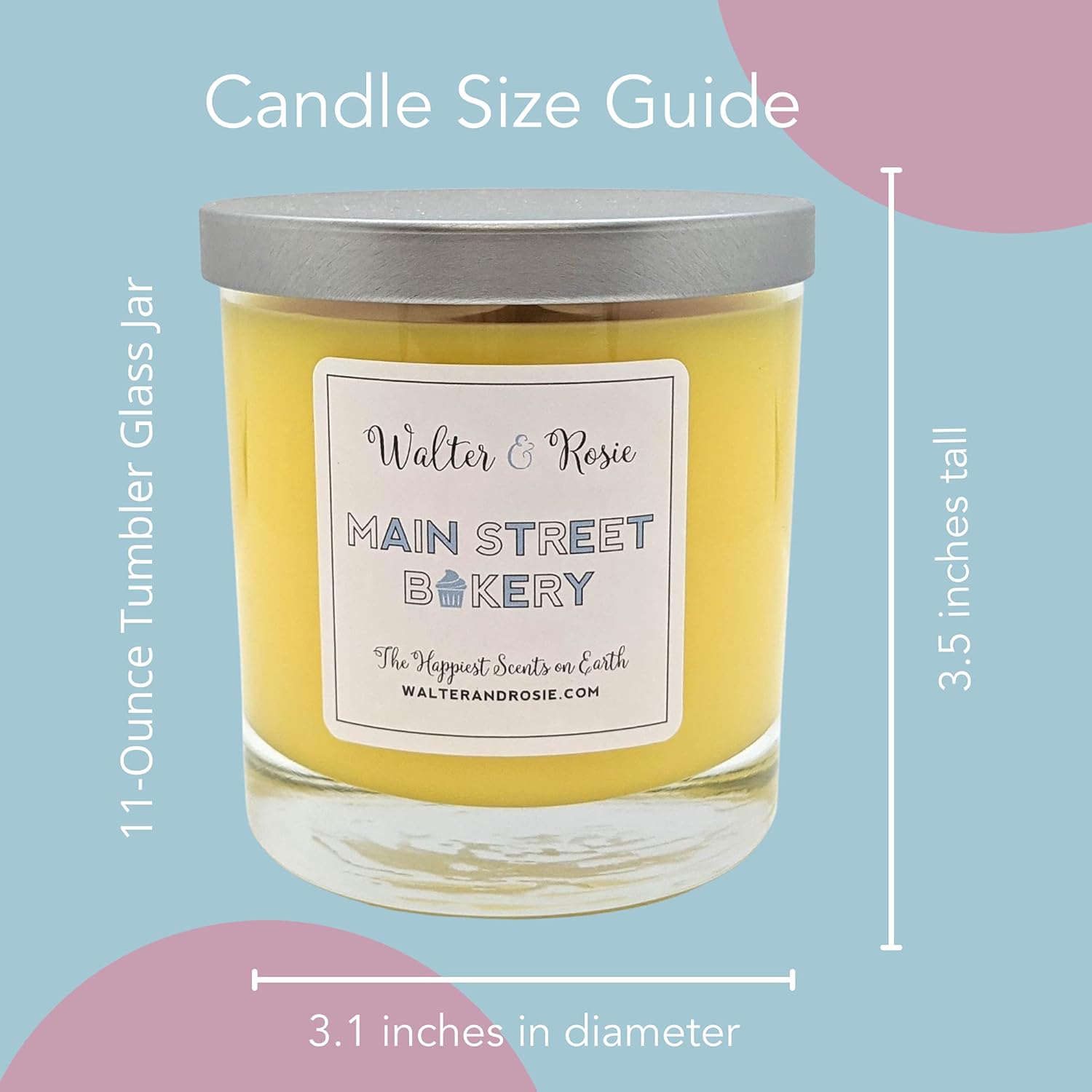 Vanilla Cake Fragrance Candle by Walter Rosie - 11 oz