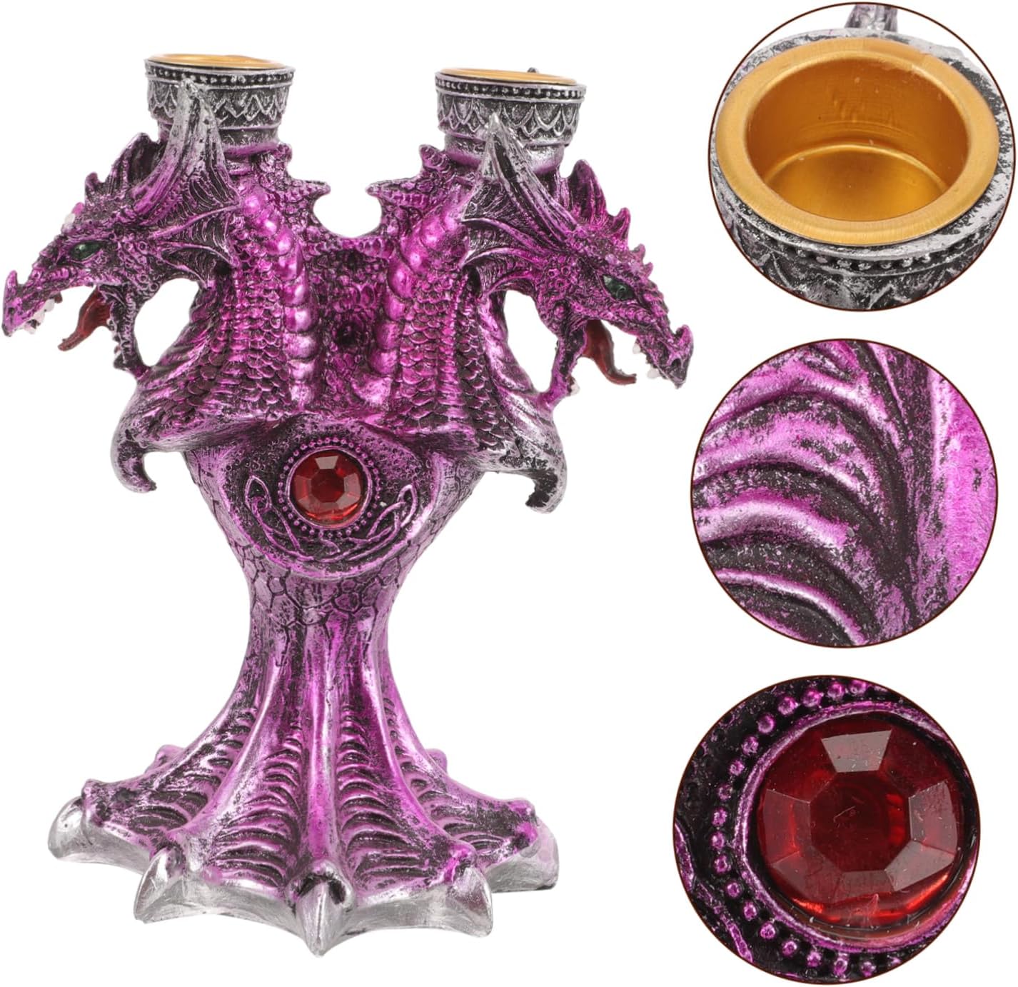 Medieval Dragon Candle Stand for Halloween Home Decor