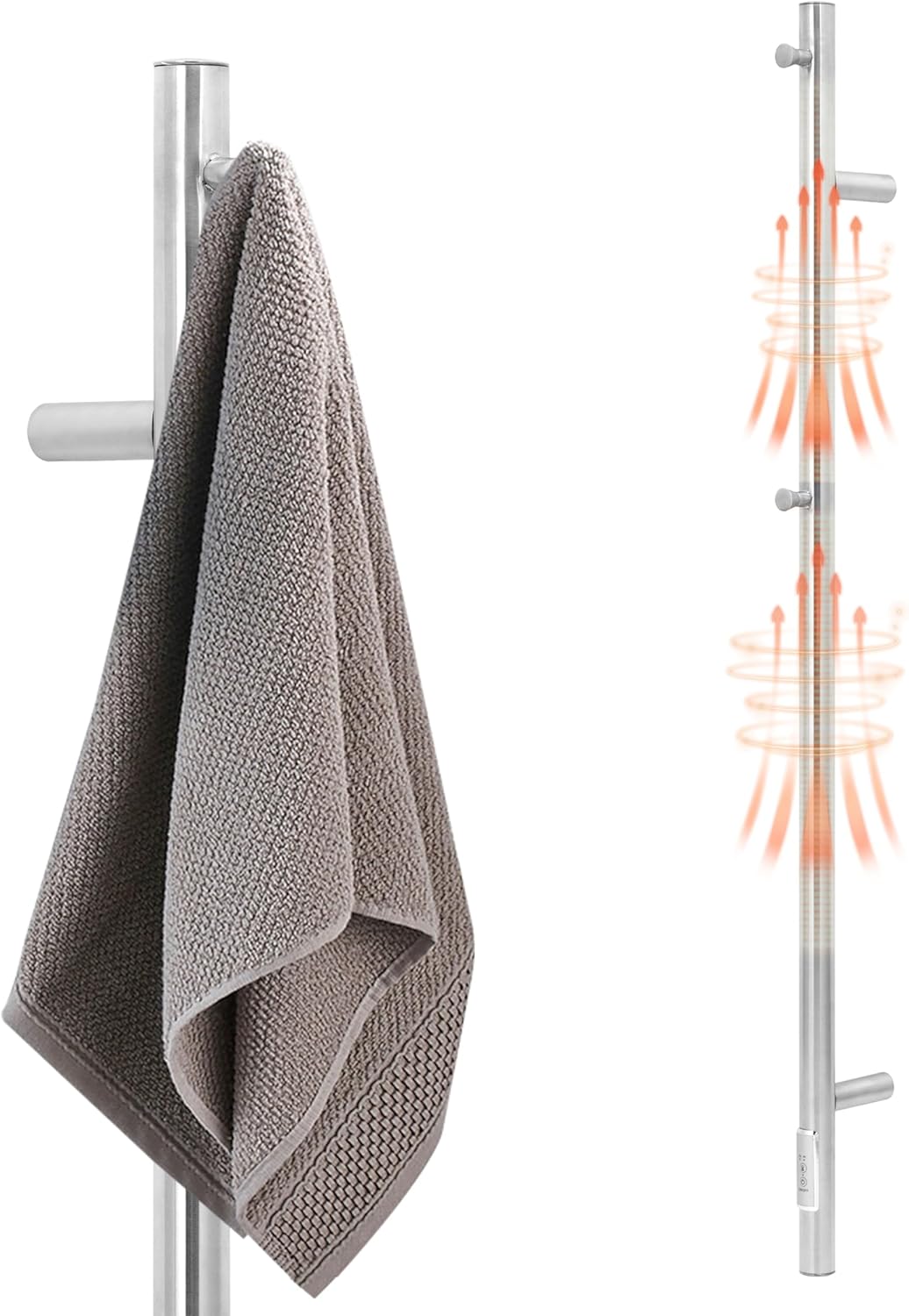 KEG Instantly heats wall-mounted towel warmer elegant durable