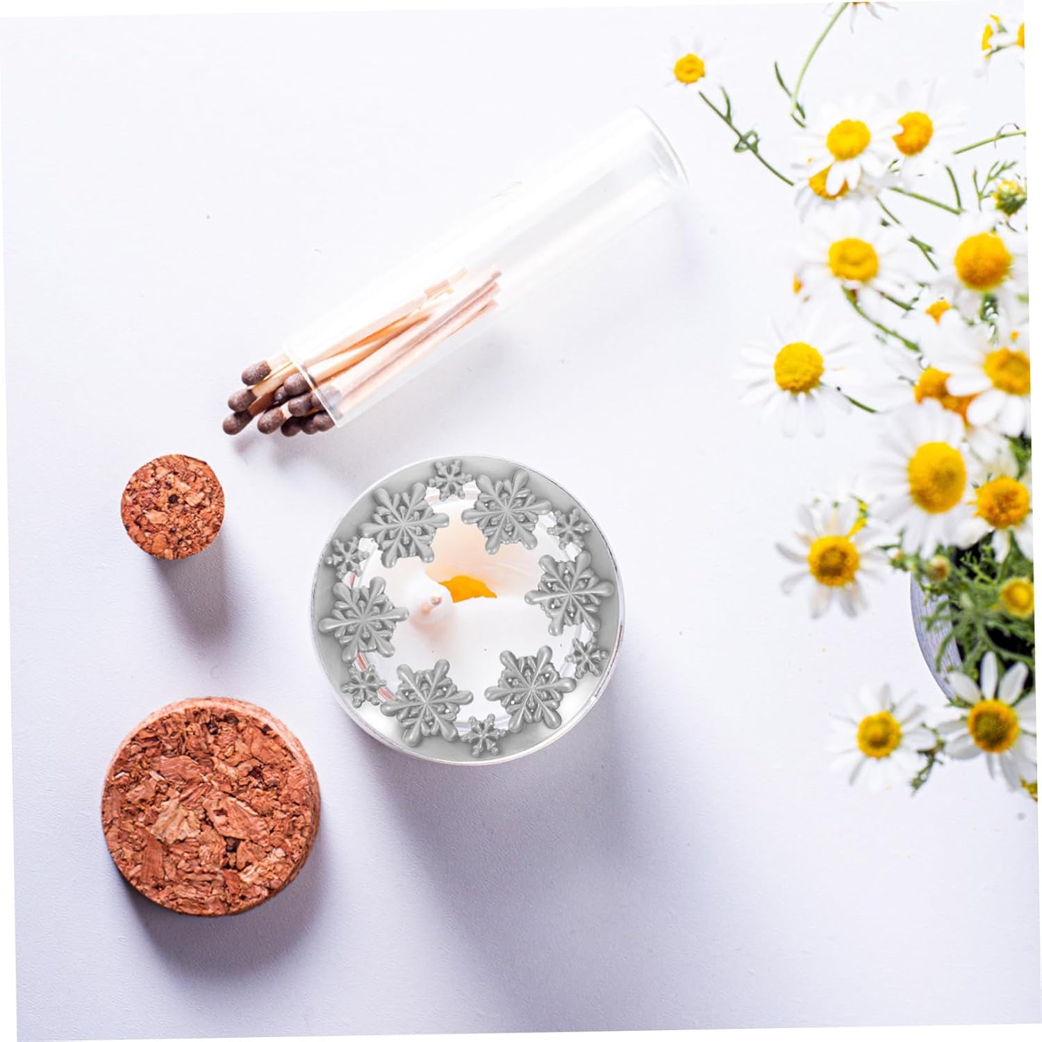 COHEALI Jar Candle - Snowflake Snowdrop