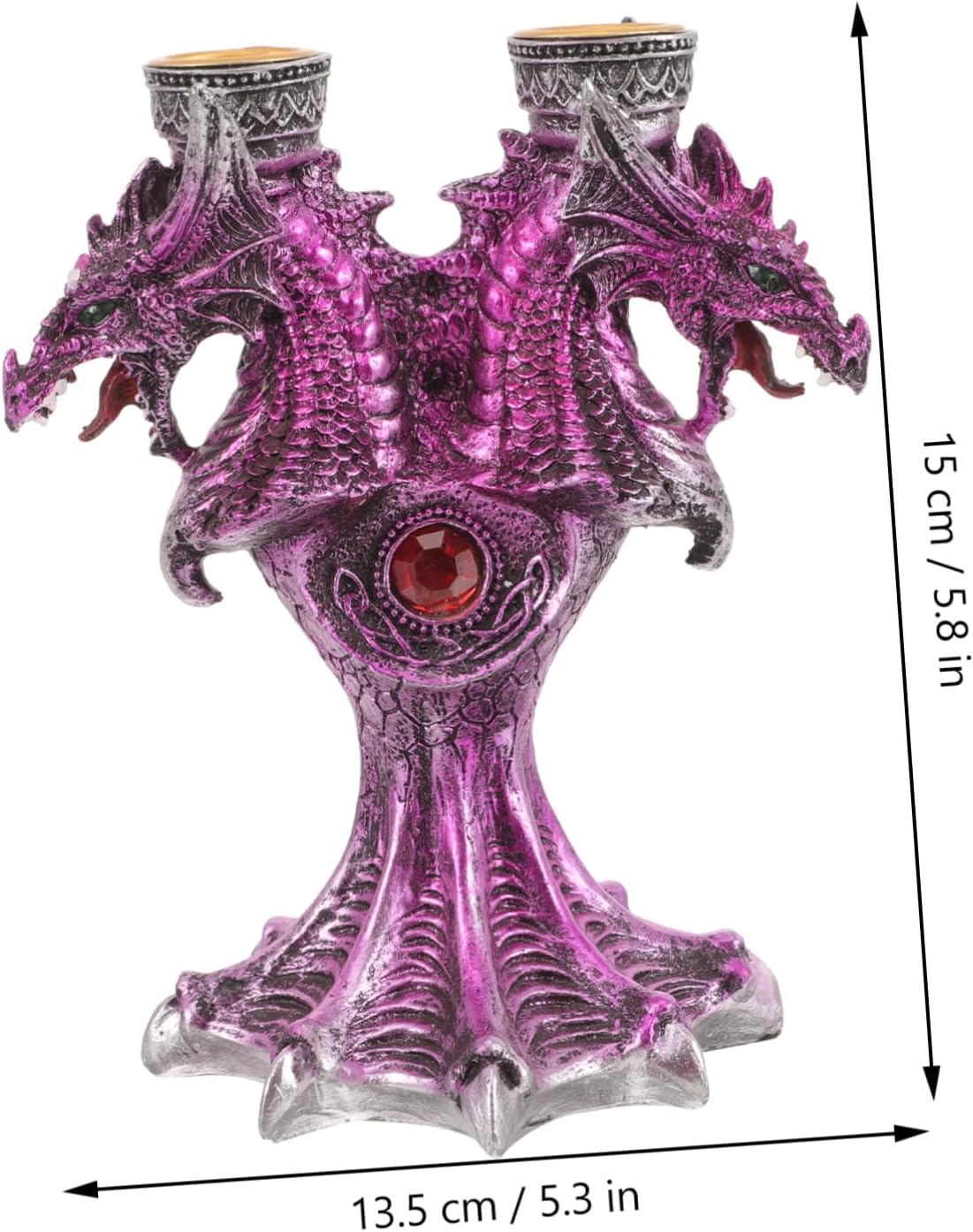 Halloween Dragon Candle Holder - Spooky Artistic Candle declined