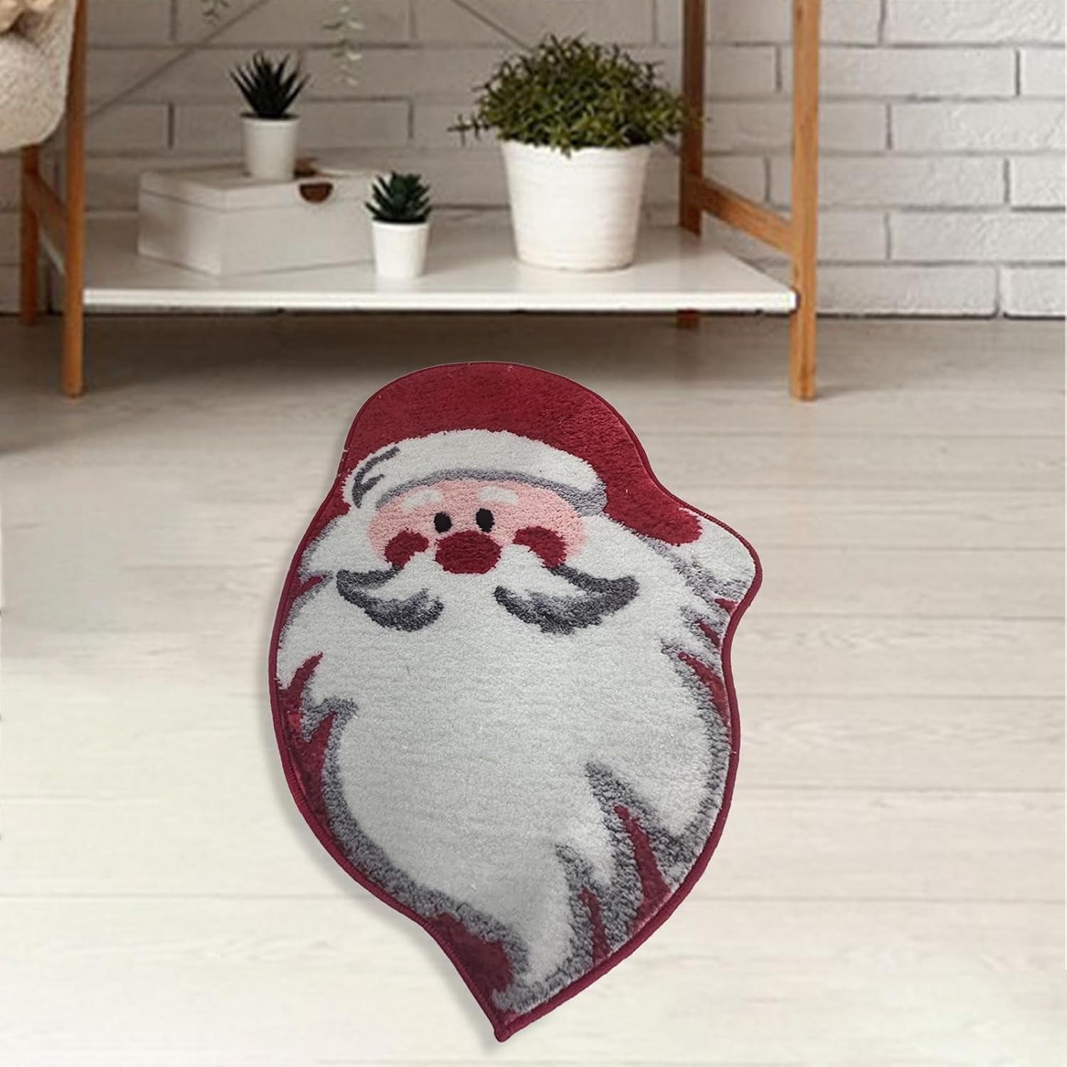Christmas Santa Desk Rug Front Porch Cozy Rug