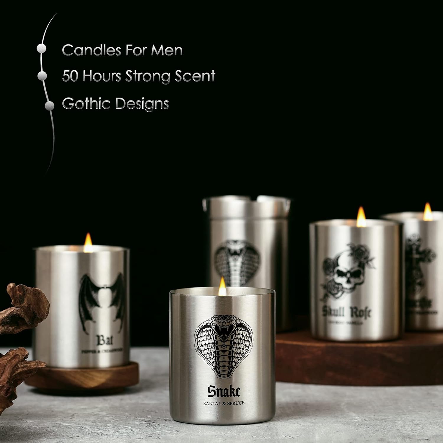 MASPRIV Gothic Scented Candle for Men