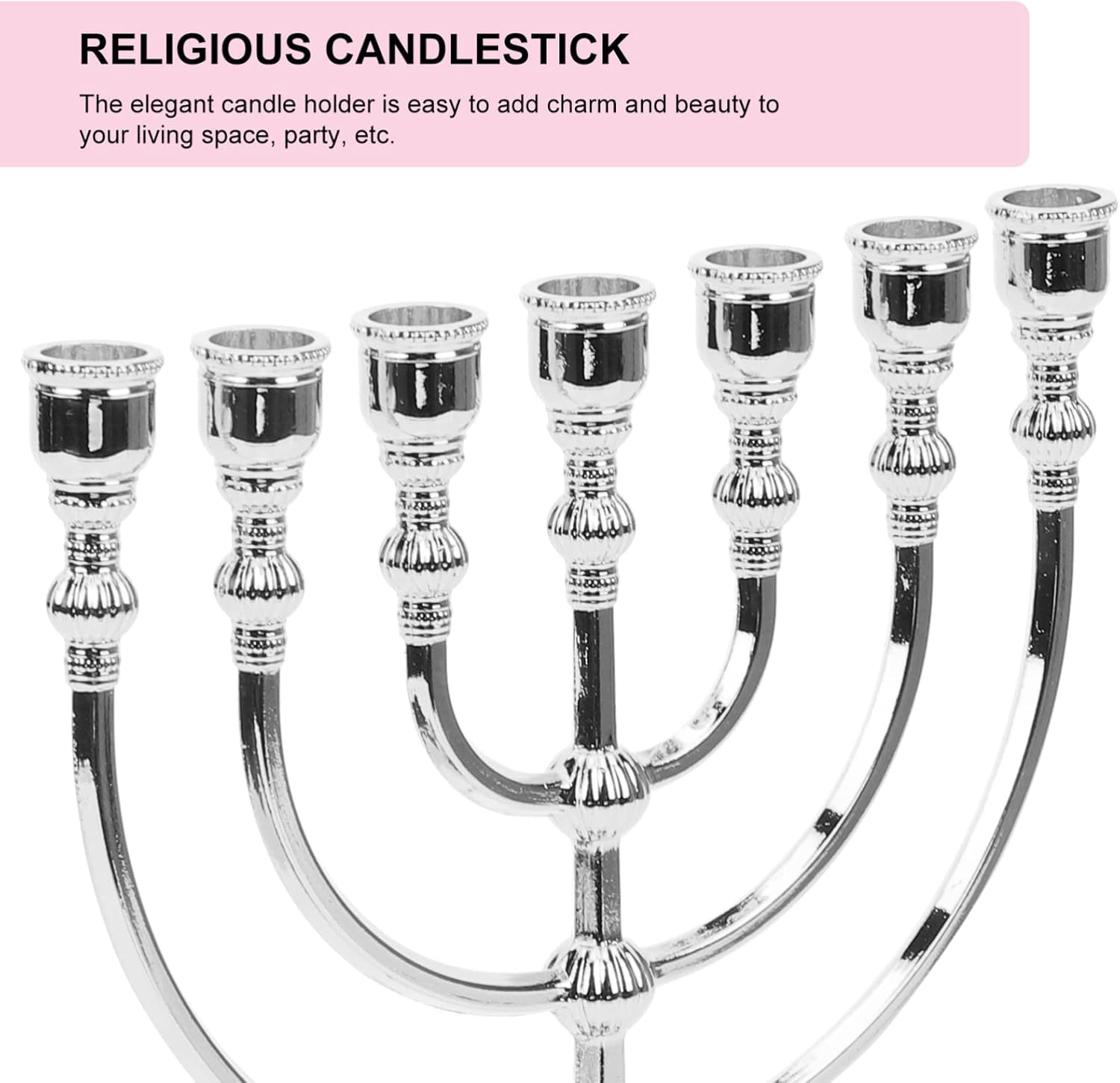 VOSAREA Vintage Seven Candle Holder Ornament