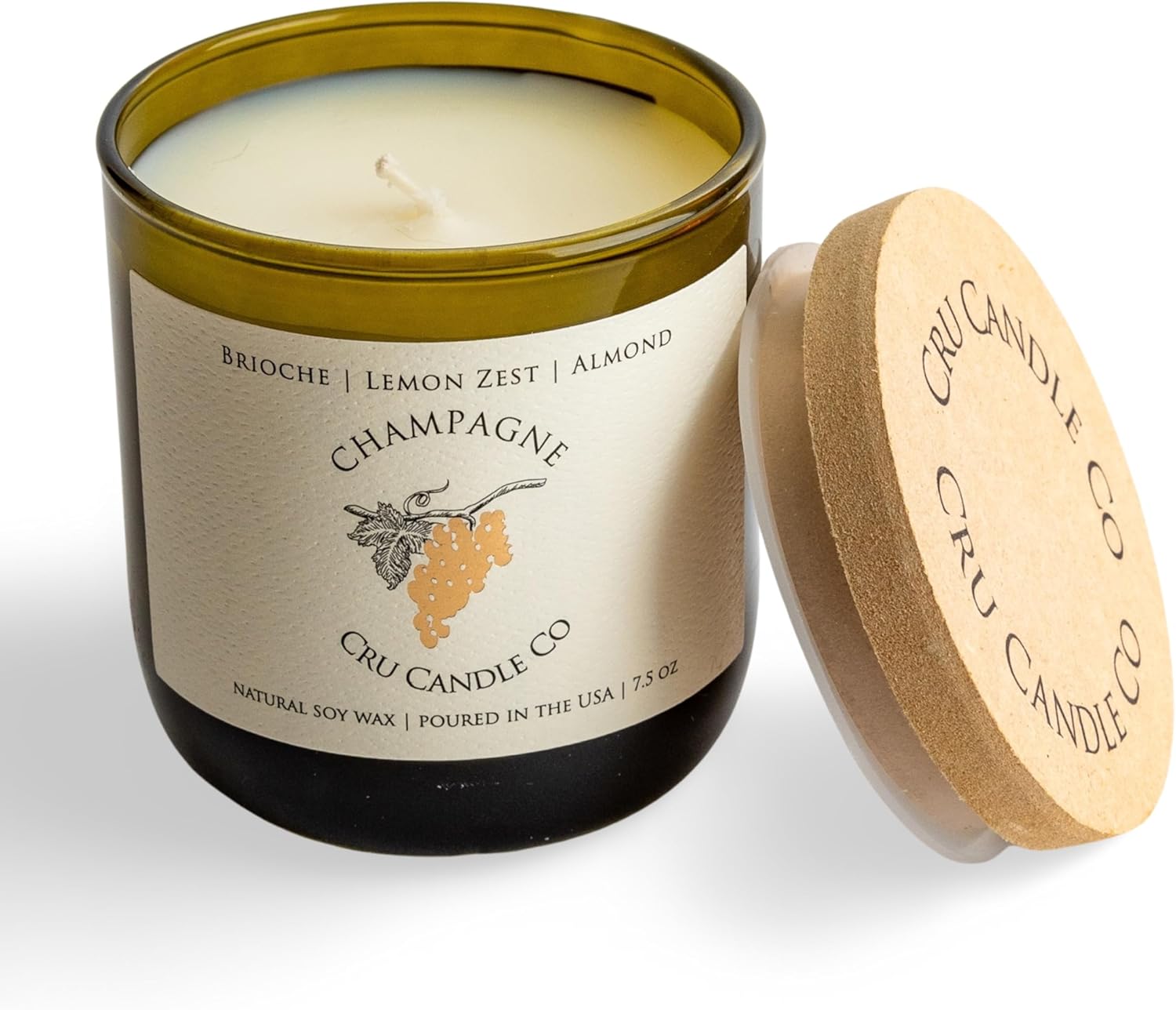 Cru Candle Co Champagne Scented Soy Candle