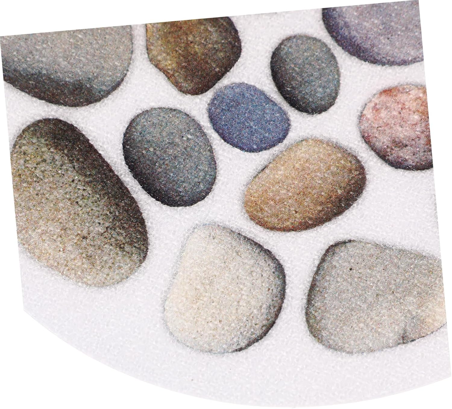 VOSAREA Diameter Stone Pattern Bath Slip Stickers