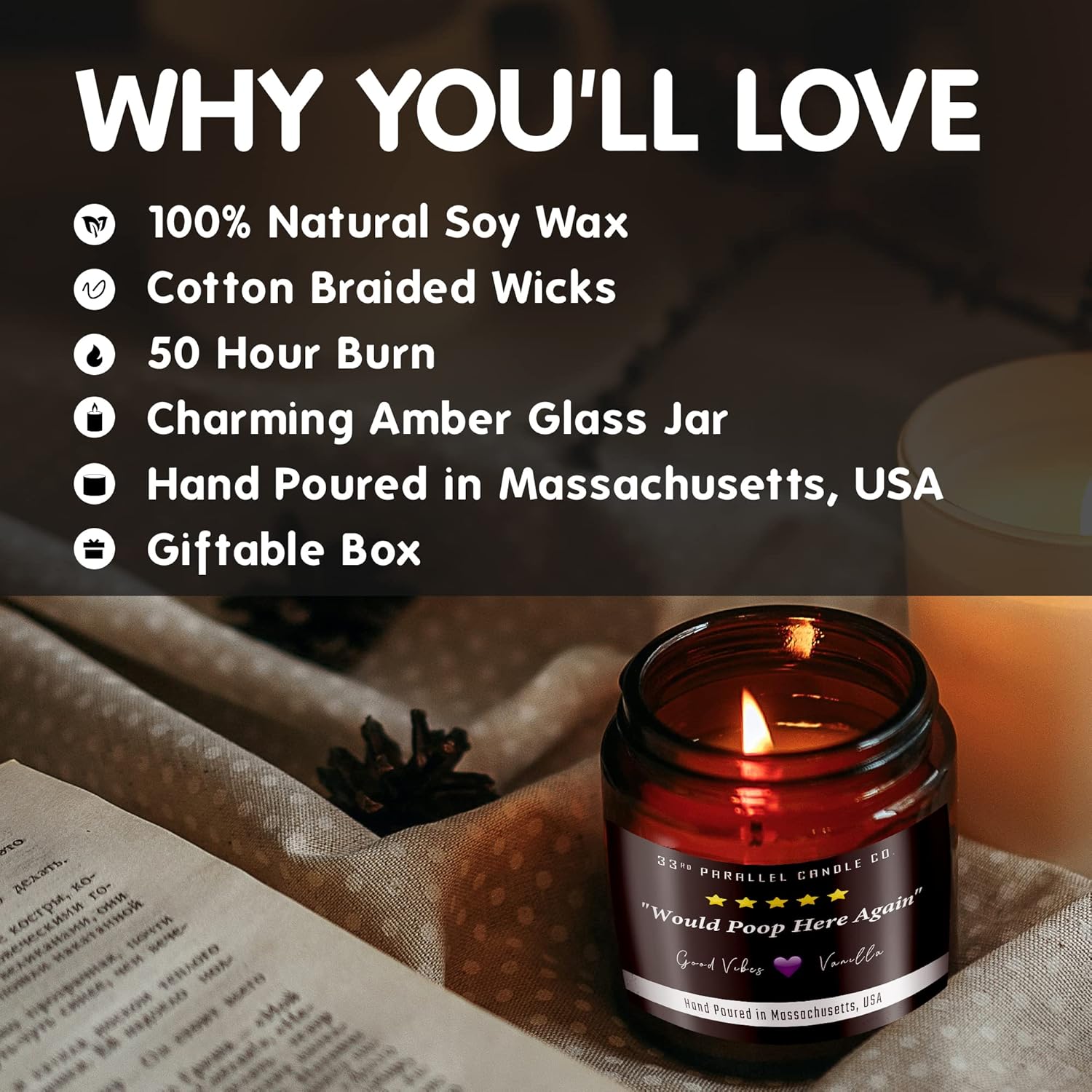 Taurus Zodiac Candle
