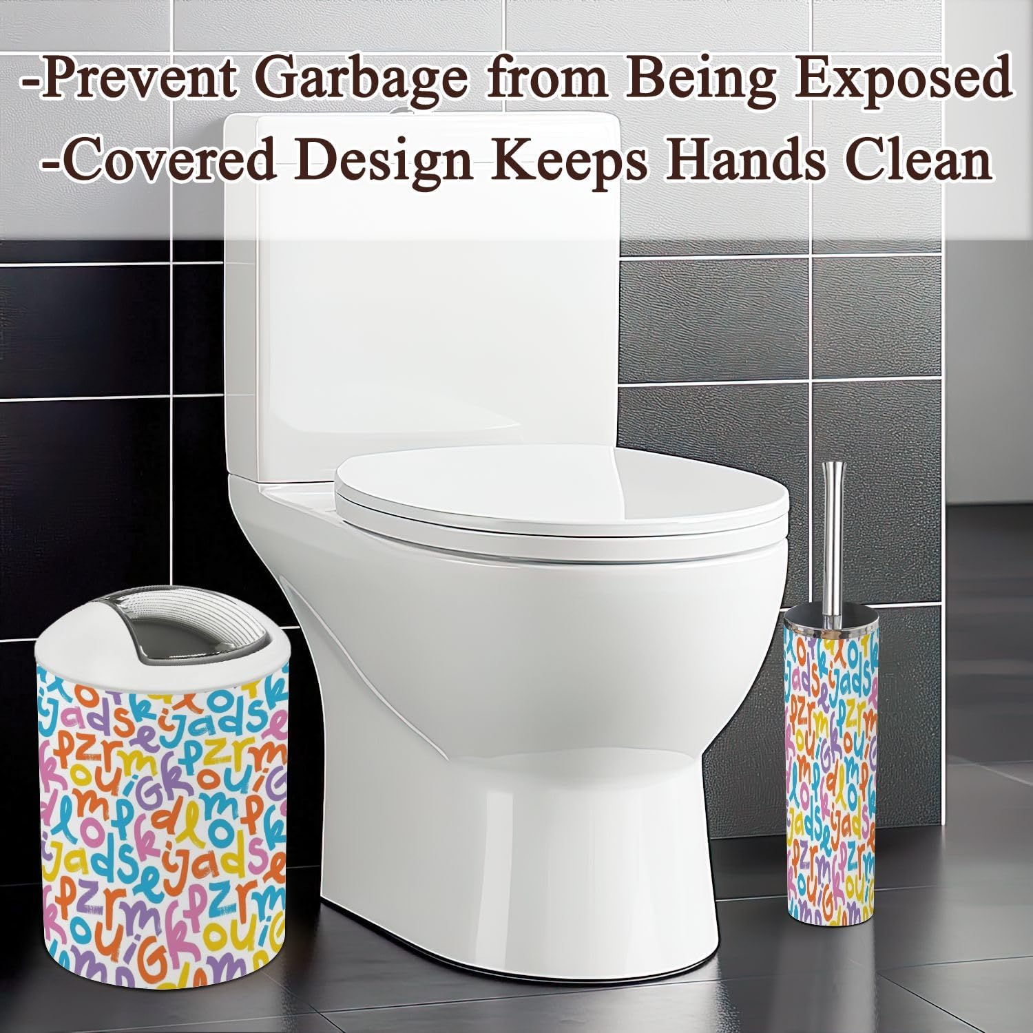 Modern 6-Piece Bathroom Accessories Set