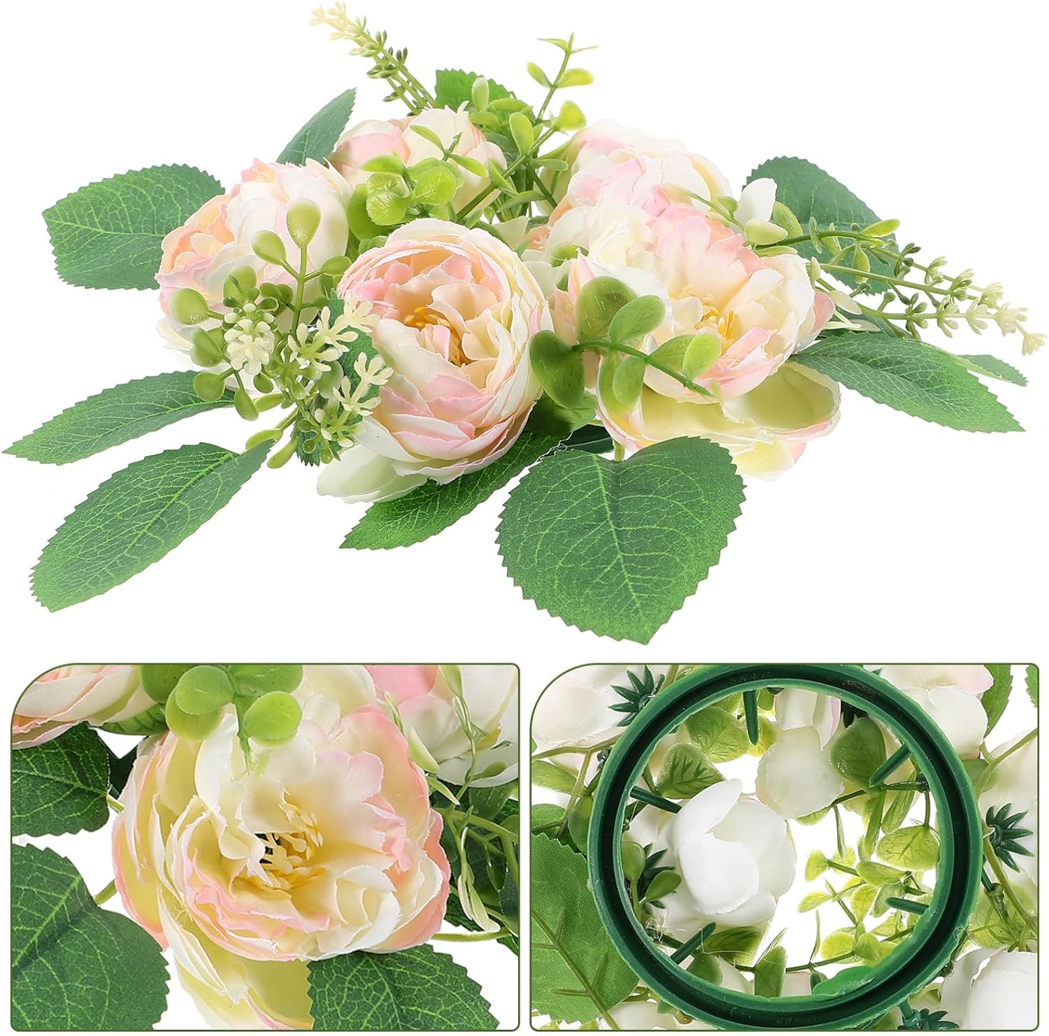 VOSAREA Wedding Candle Wreath