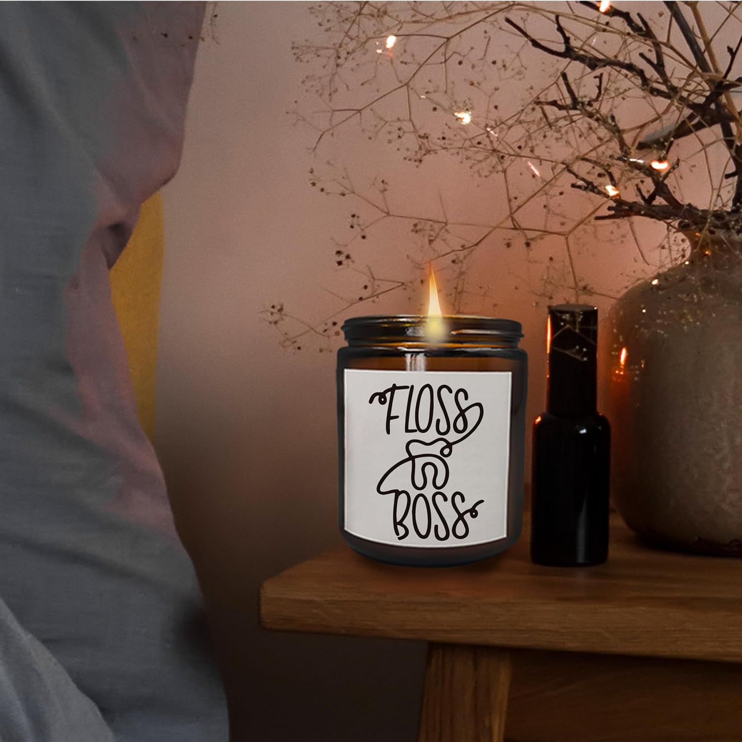 Mancengzi Scented Soy Wax Jar Candles