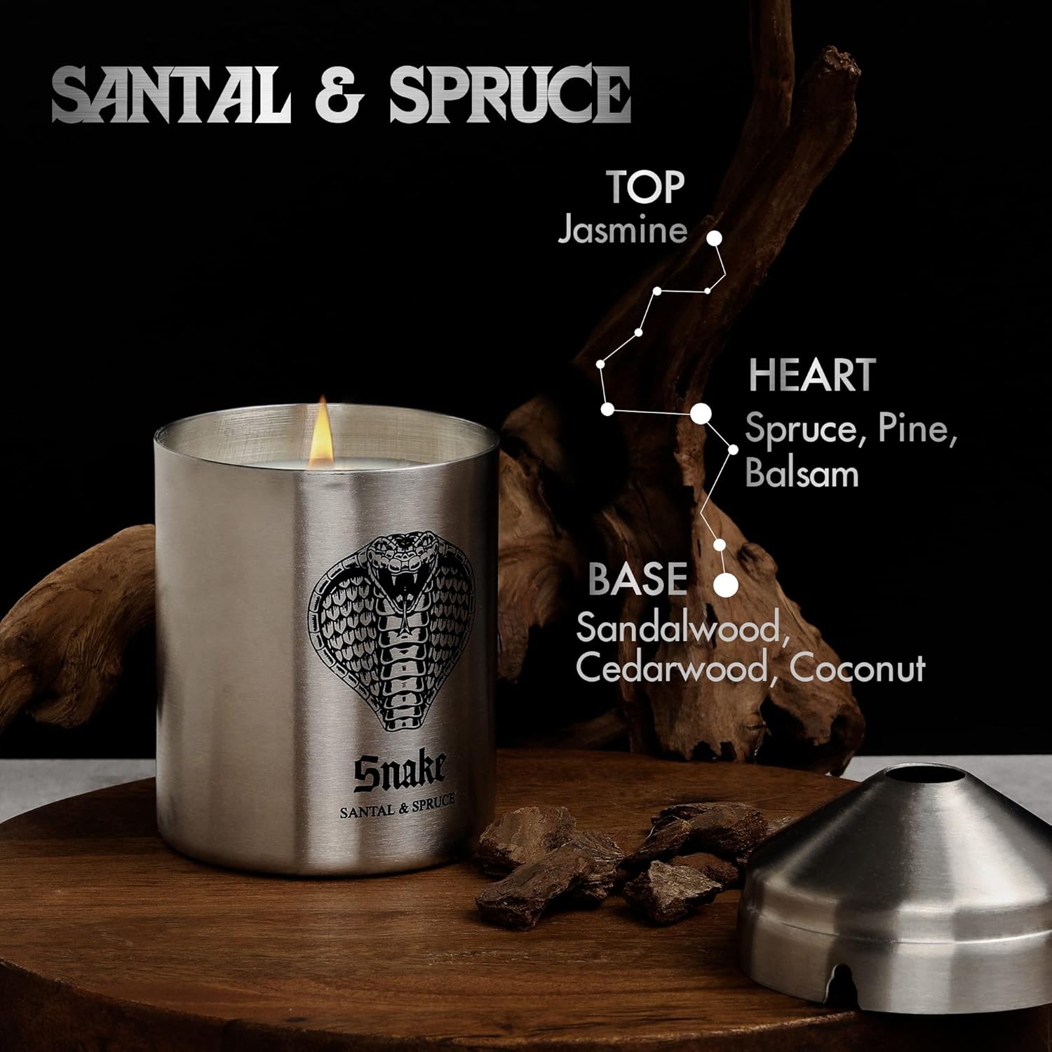 MASPRIV Gothic Scented Candle for Men
