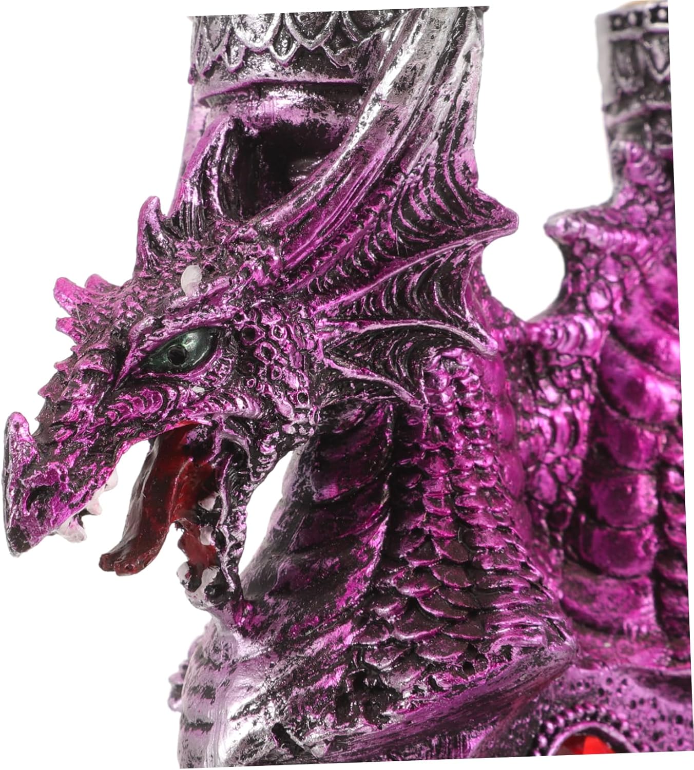 HOLIDYOYO Resin Dragon Candle Holder 1pc- Halloween Table Decor