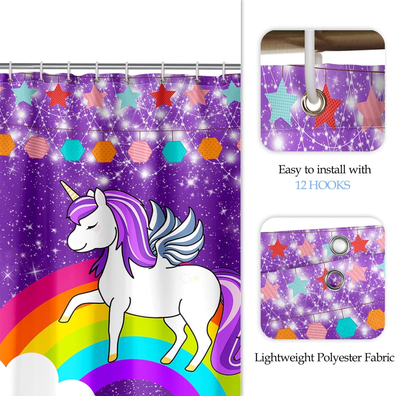 Magical Unicorn for Kids - 70x70 inches