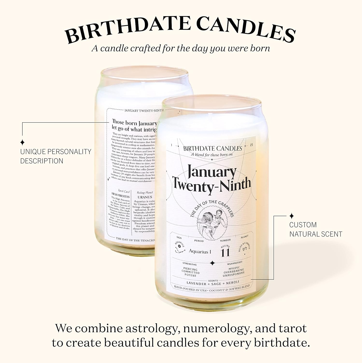 May 18 Birthday Candle - Taurus Scented