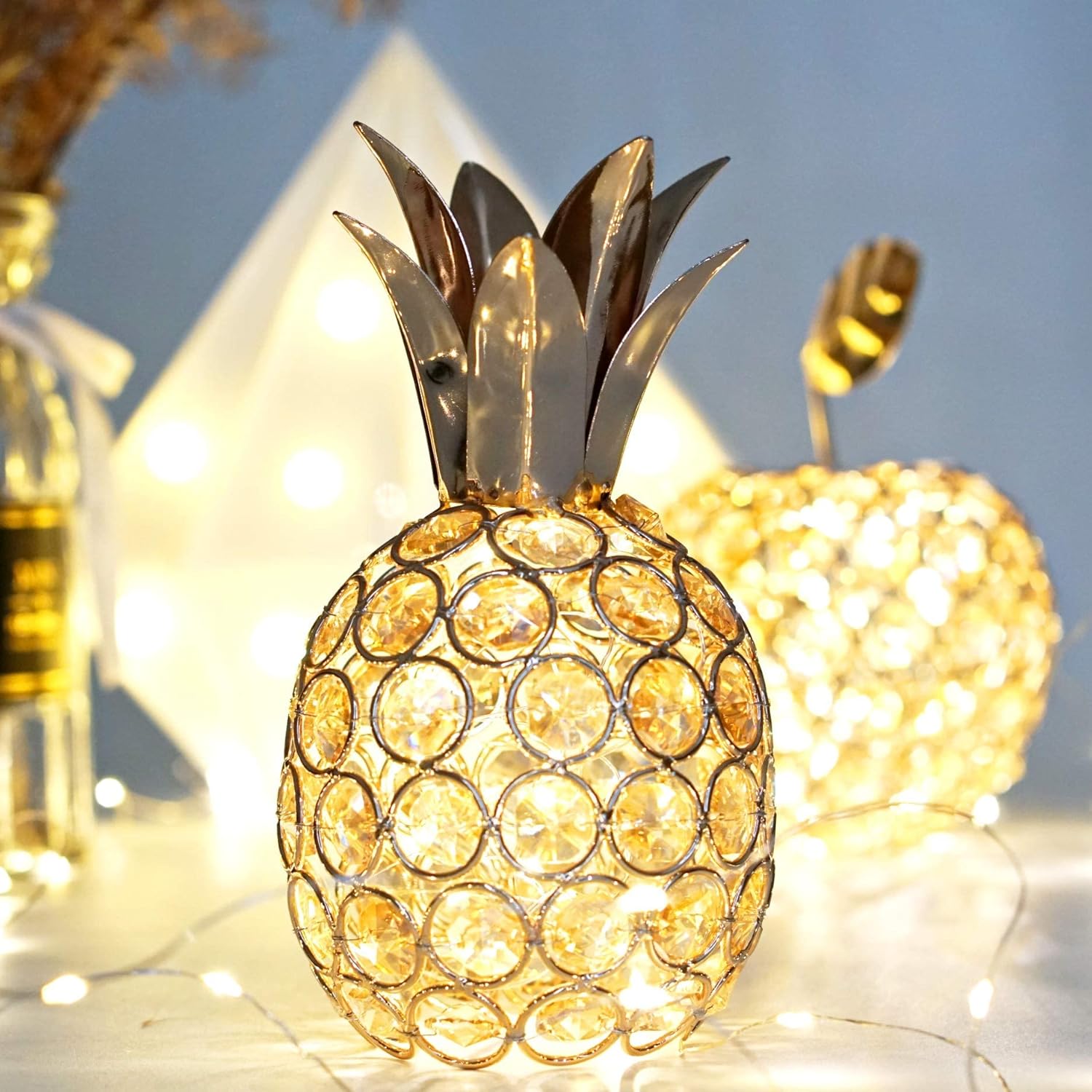 Splendid Pineapple Table Centerpiece Decor