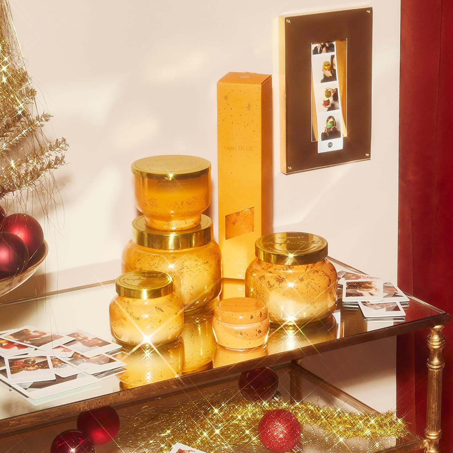 Instant Luxury Glimmer Jar Candles for the Holiday Season