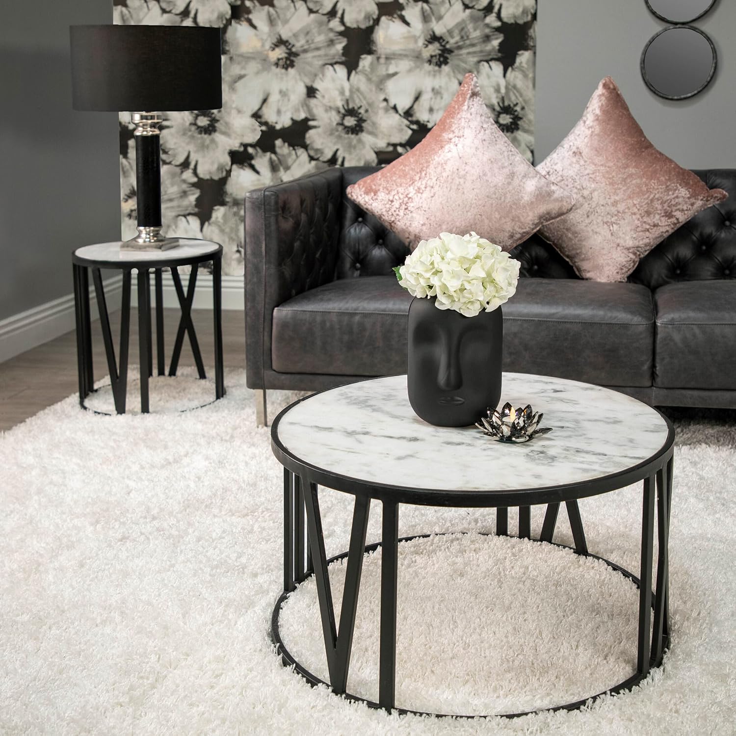 Vivid Gray Glass Candle Holder for Home Dcor